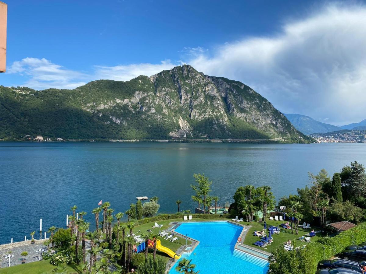 Miralago -Wonderful Lake View Bissone Exterior foto